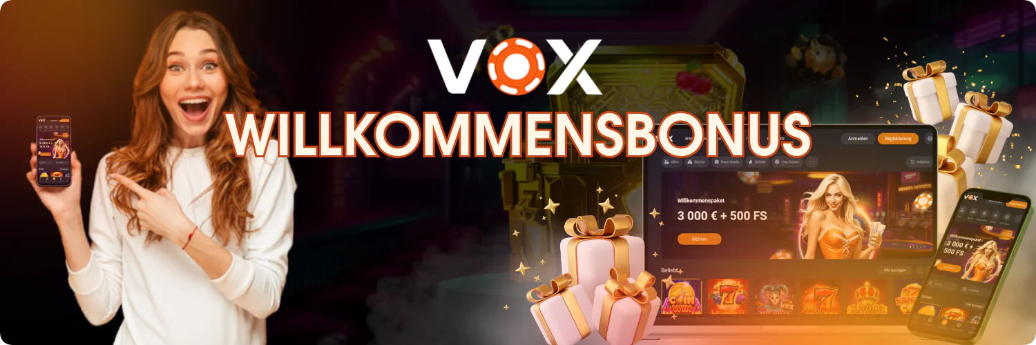 Vox Casino – Online Casino mit 3.500+ Spielen & Bonus